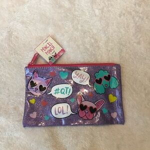 ✨✨5/$10✨✨ Dogs Pets Cat Pencil Pouch makeup bag 2018 Horizon Group USA New